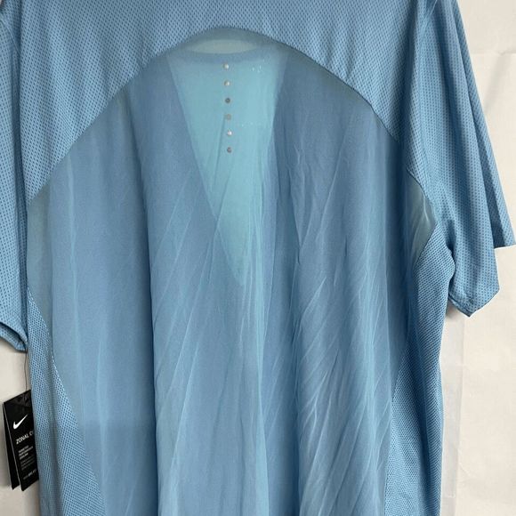 NEW Womens 3X Plus Size NIKE Zonal Cooling Relay Running Top 844845-010 Blue - Picture 8 of 8